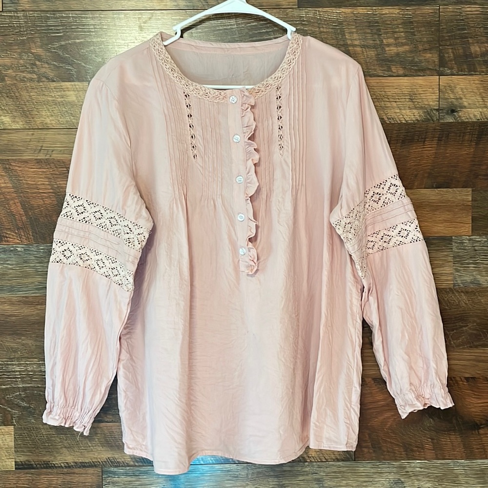 Light pink women’s blouse
